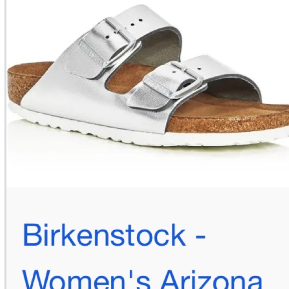 Authentic metallic Birkenstock